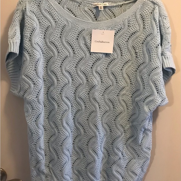 croft & barrow Sweaters - Croft & Barrow Light Blue Women’s Sweater Size XL Brand New With Tags